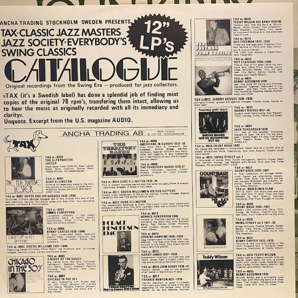 Flow Gently Sweet Rhythm... (John Kirby And His Band 1939/41)