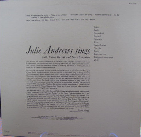 Julie Andrews Sings