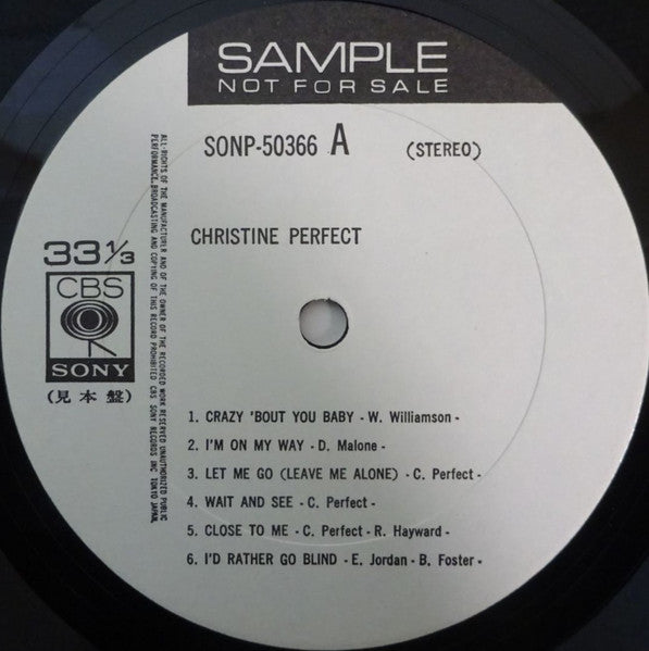 Christine Perfect