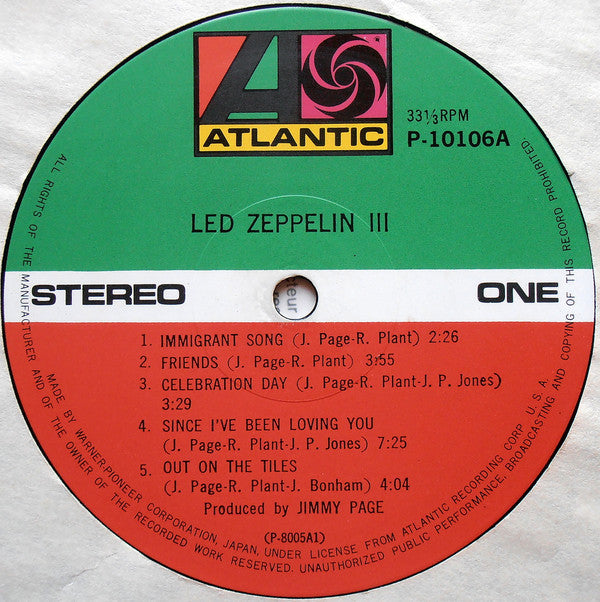 Led Zeppelin III = レッド・ツェッペリン III
