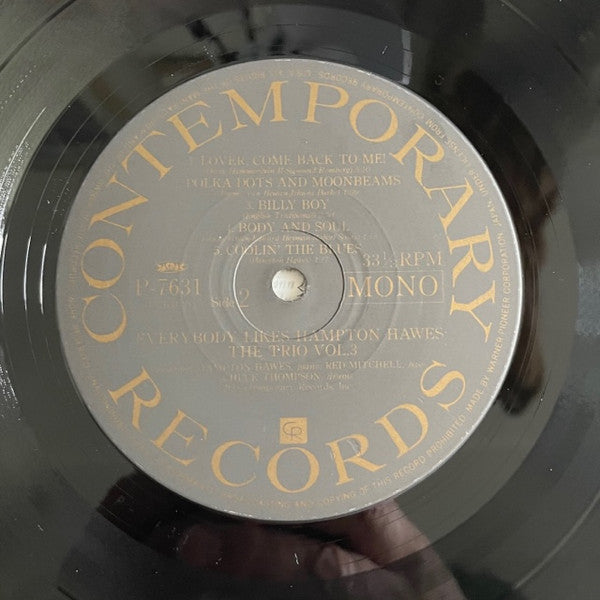 Everybody Likes Hampton Hawes, Vol. 3: The Trio