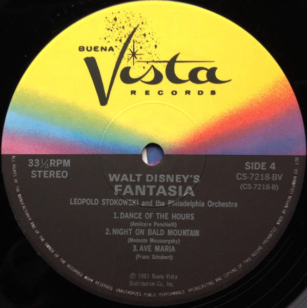 Walt Disney's Fantasia = ファンタジア -オリジナル・サウンドトラック-