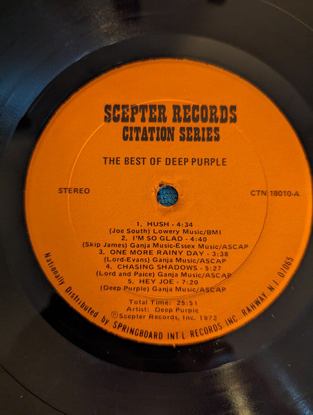 The Best Of Deep Purple