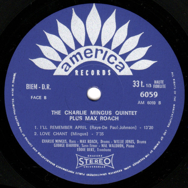 The Charles Mingus Quintet + Max Roach