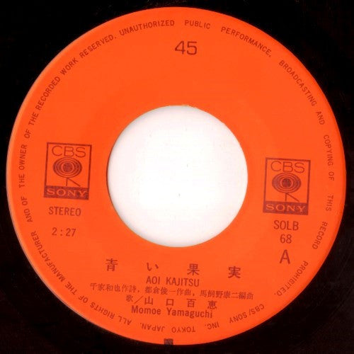 青い果実 = Aoi Kajitsu