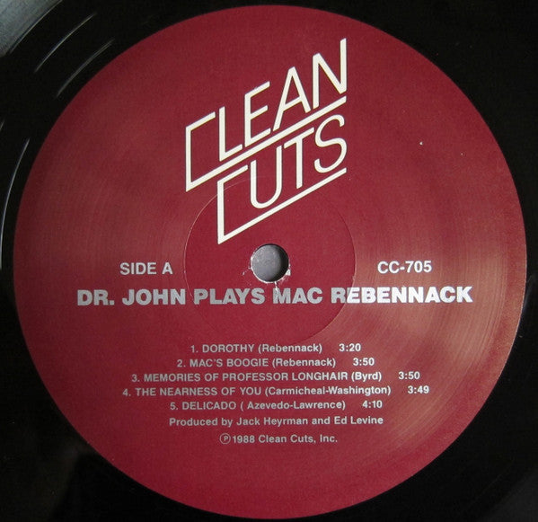 Dr. John Plays Mac Rebennack