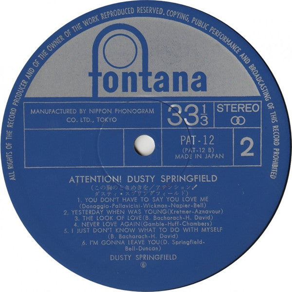 Attention! Dusty Springfield