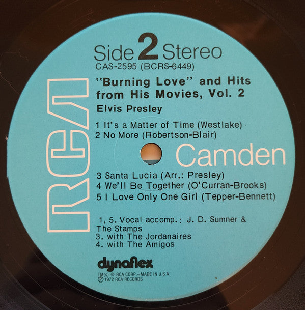 Burning Love And Hits From His Movies Vol. 2