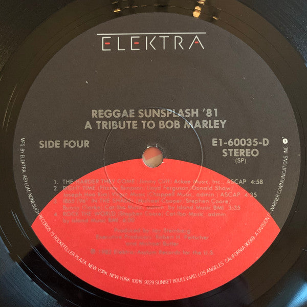 Reggae Sunsplash '81 A Tribute To Bob Marley