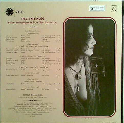 Decameron (Ballate Monodiques De L'Ars Nova Florentine)