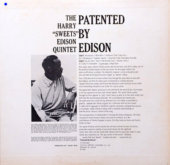 Patented By Edison