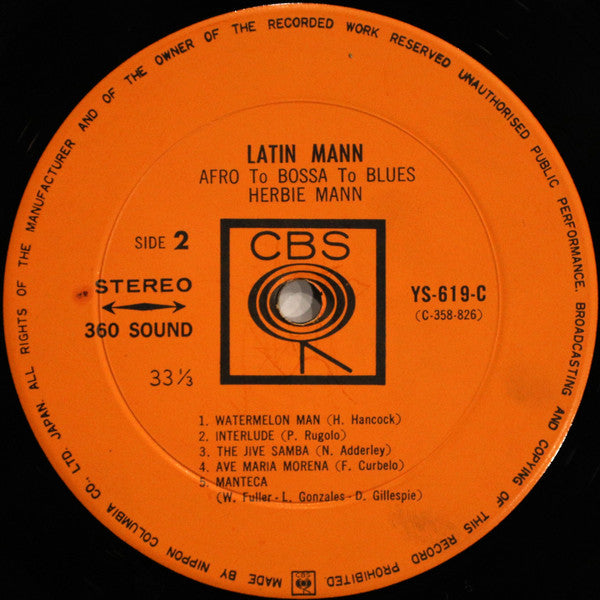 Latin Mann (Afro To Bossa To Blues)