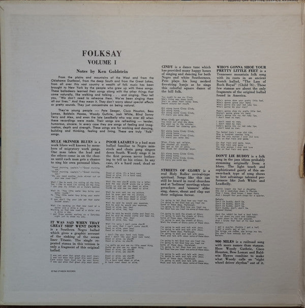 American Folksay Ballads And Dances Volumes I & II