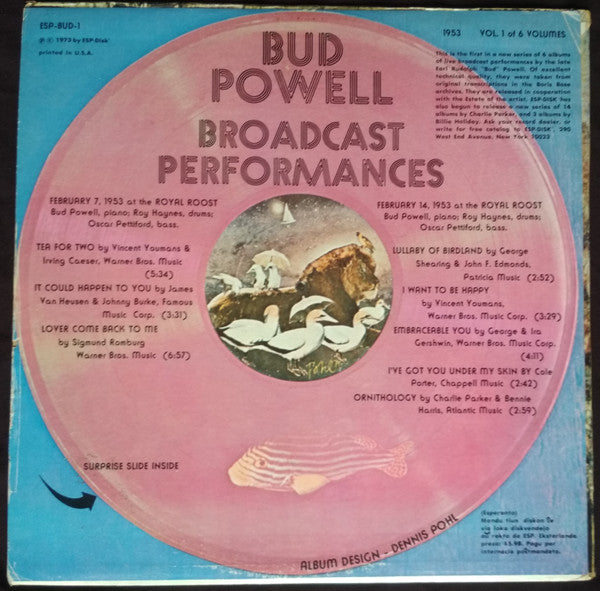 Broadcast Performances 1953, Vol. 1 Of 6 Volumes
