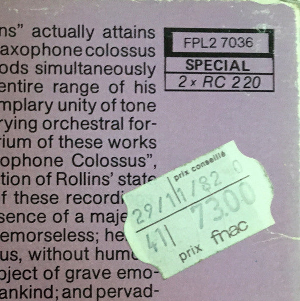 Vol 5: "Now's The Time!" / Vol 6: "The Standard Sonny Rollins"