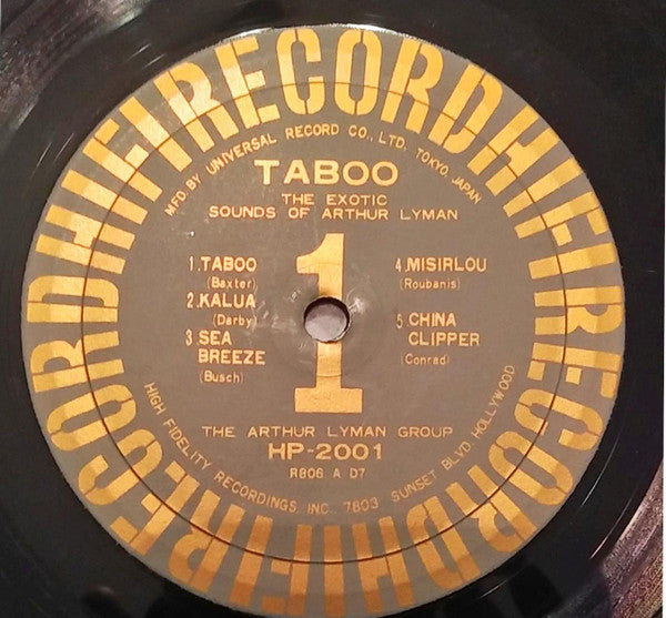 Taboo - The Exotic Sounds Of Arthur Lyman