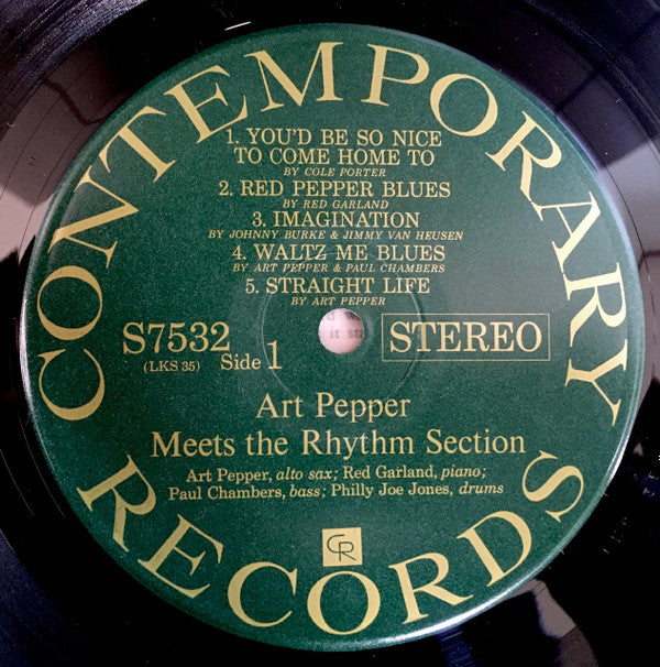 Art Pepper Meets The Rhythm Section
