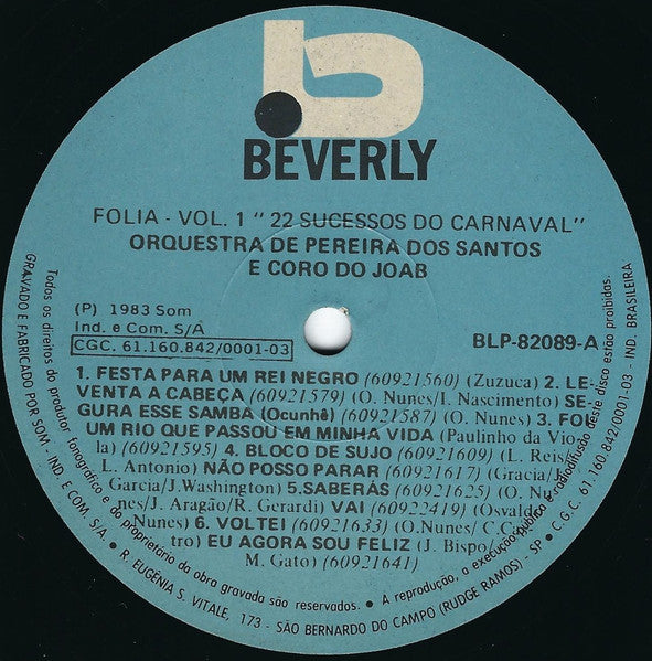 Folia - Vol. 1 (22 Sucessos Do Carnaval Brasileiro)