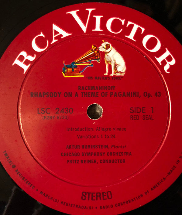 Rhapsody On A Theme Of Paganini / Nights In The Gardens Of Spain