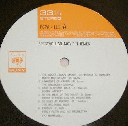 Spectacular Movie Themes