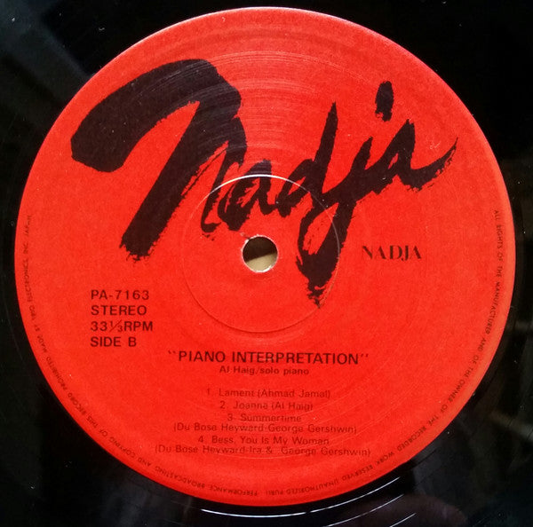 Piano Interpretation - Al Haig Solo