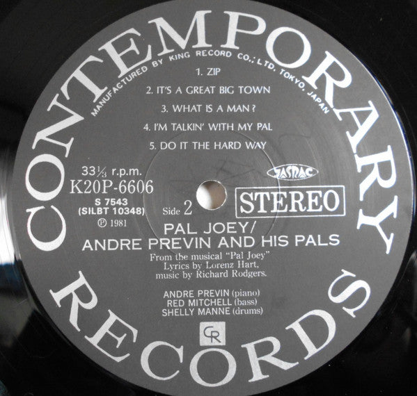 Modern Jazz Performances Of Songs From Pal Joey