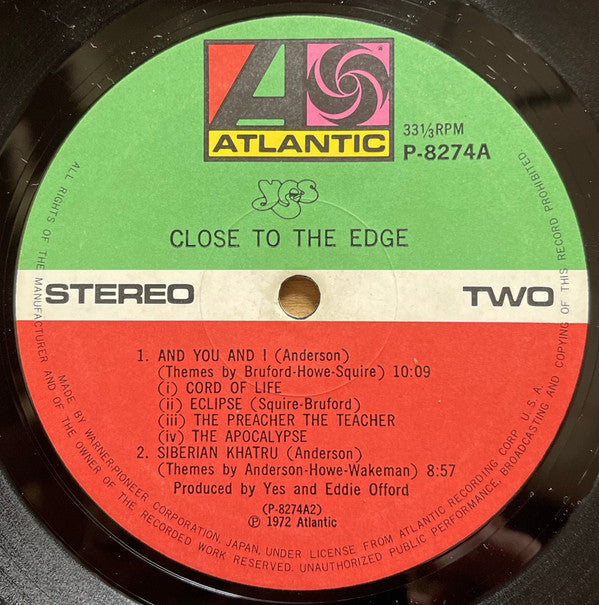 Close To The Edge = 危機