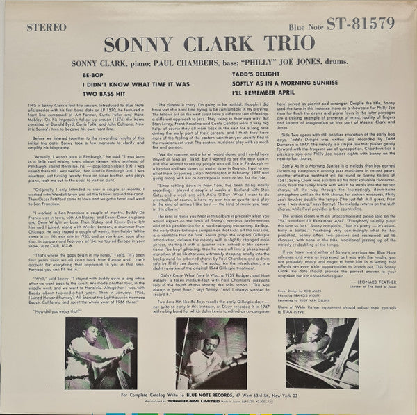 Sonny Clark Trio