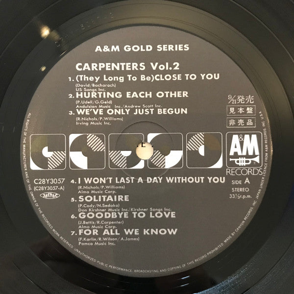 A&M Gold Series Carpenters Vol. 2