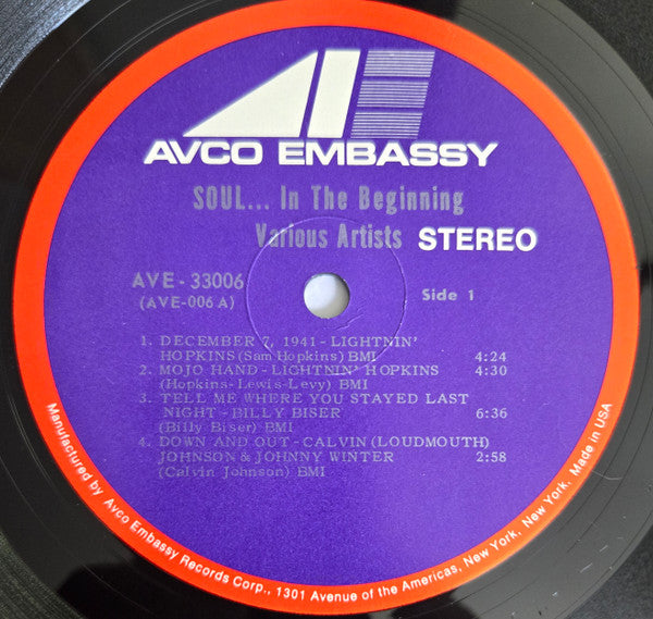 Soul...In The Beginning