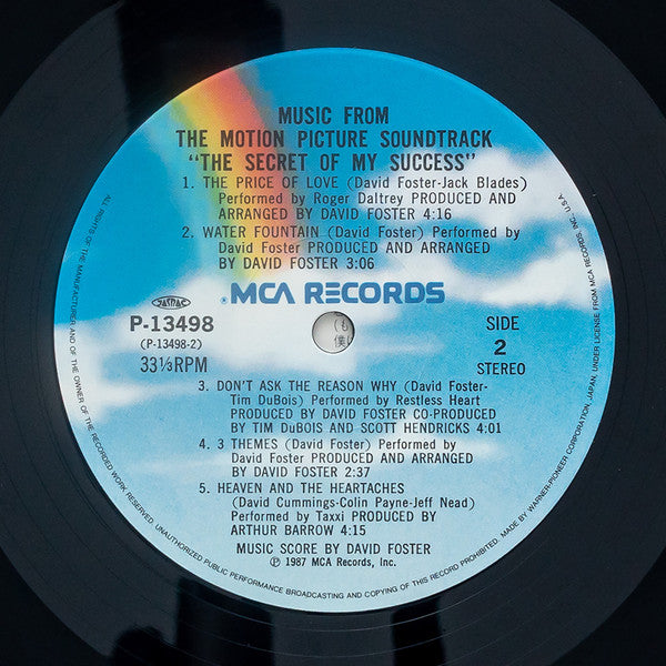 The Secret Of My Success - Music From The Motion Picture Soundtrack