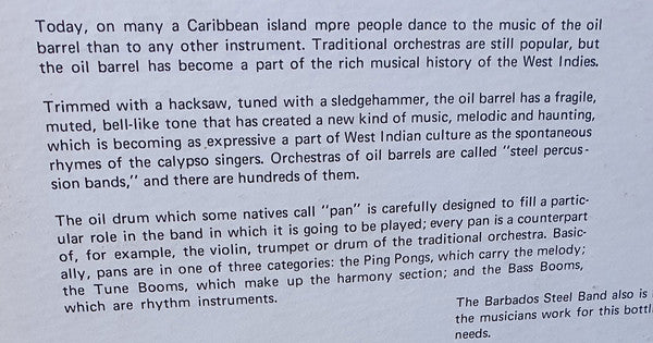 Steel Drums Of Barbados