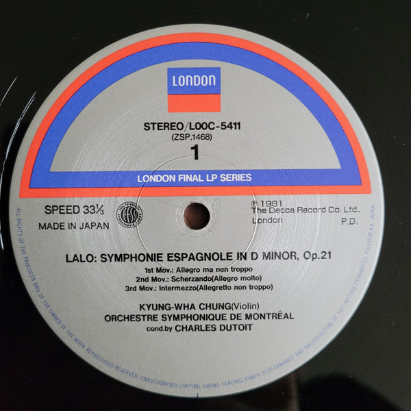 Symphonie Espagnole • Violin Concerto No.1