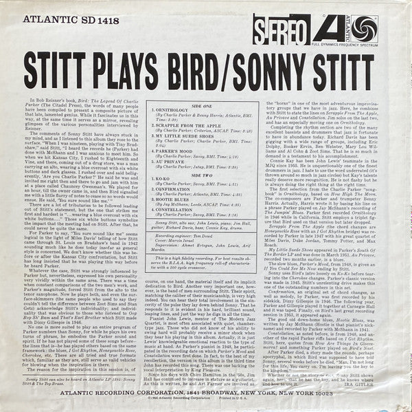 Stitt Plays Bird