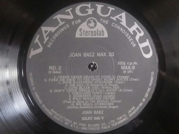 Joan Baez Max 20