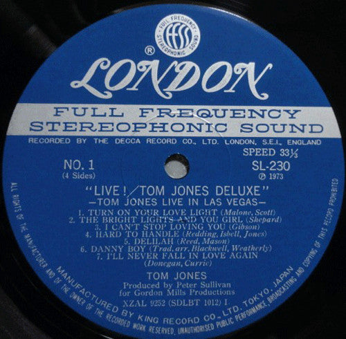 Live! Tom Jones Deluxe