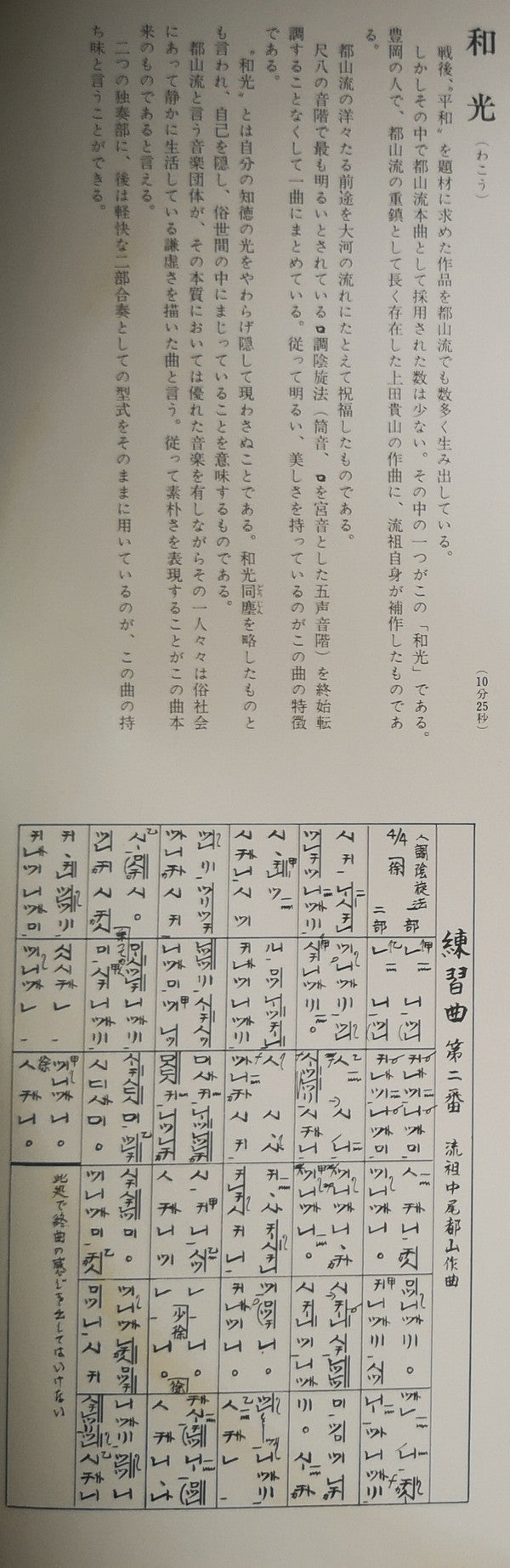 都山流 尺八本曲集成 ④