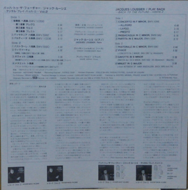 Play Bach - Bach To The Future -Volume 2