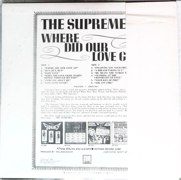 Where Did Our Love Go