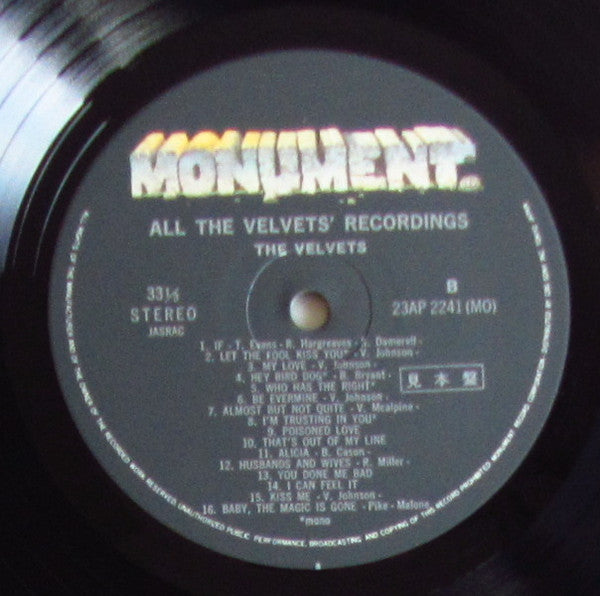 All The Velvets' Recordings