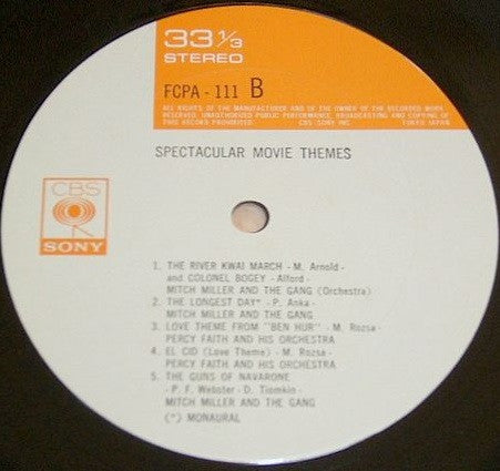 Spectacular Movie Themes