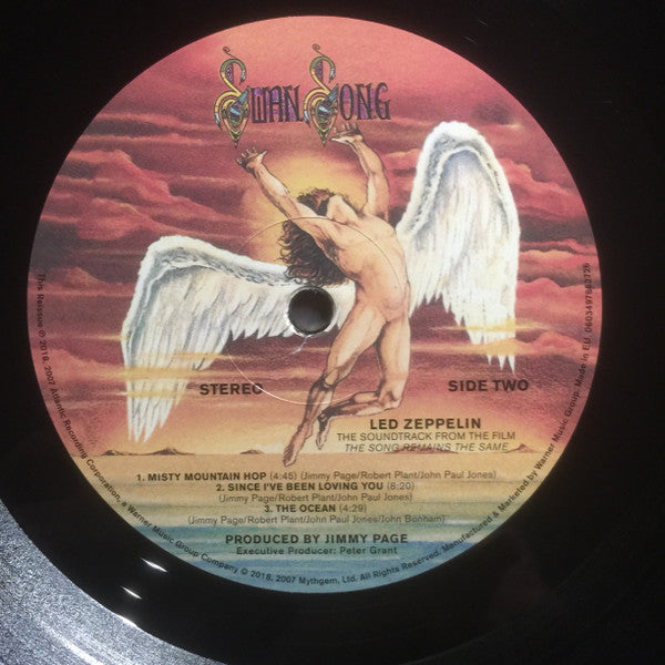 The Soundtrack From The Film Led Zeppelin The Song Remains The Same