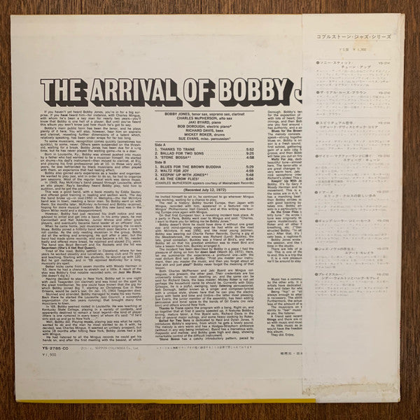 Arrival Of Bobby Jones