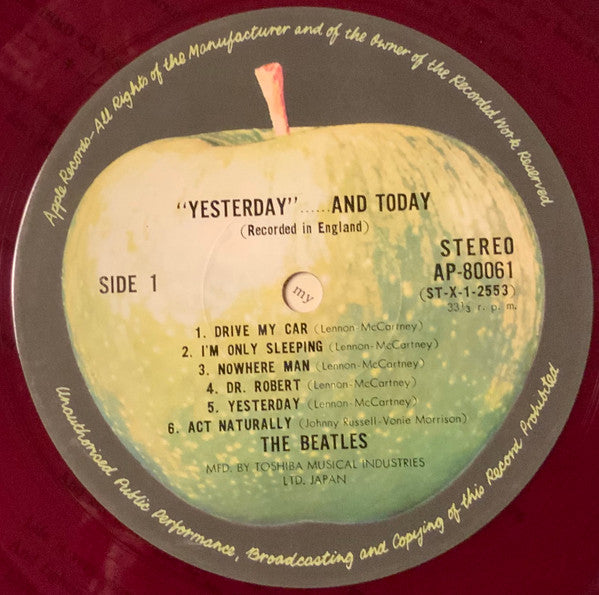 "Yesterday"...... And Today