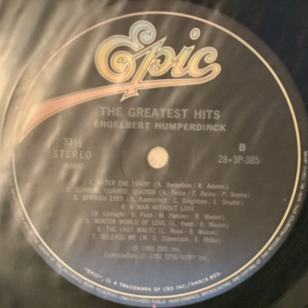 The Greatest Hits = 太陽は燃えている / エンゲルベルト・フンパーティングヒット集
