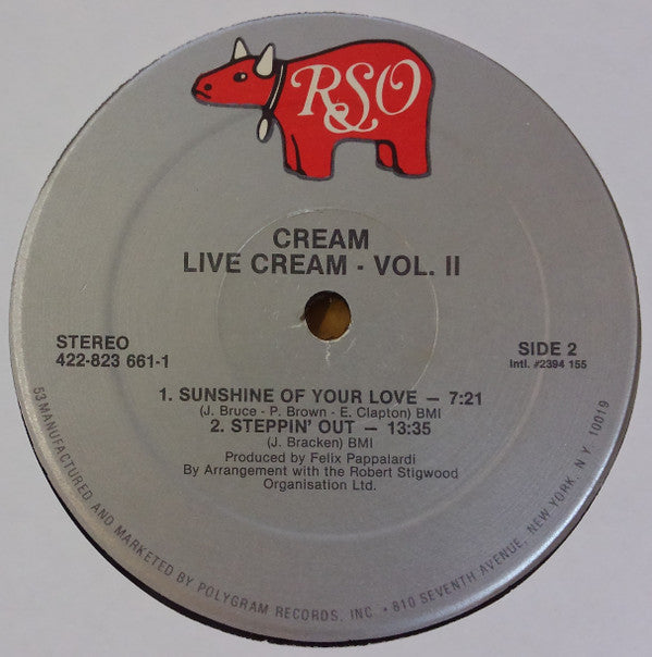 Live Cream Volume II