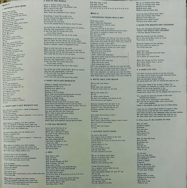 Ray Conniff Plays Carpenters