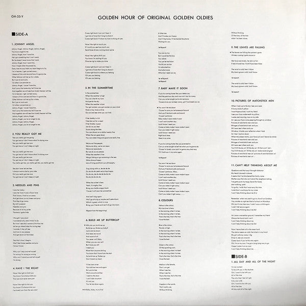 Golden Hour Of Original Golden Oldies