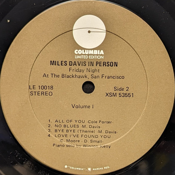 In Person, Friday Night At The Blackhawk, San Francisco, Volume I