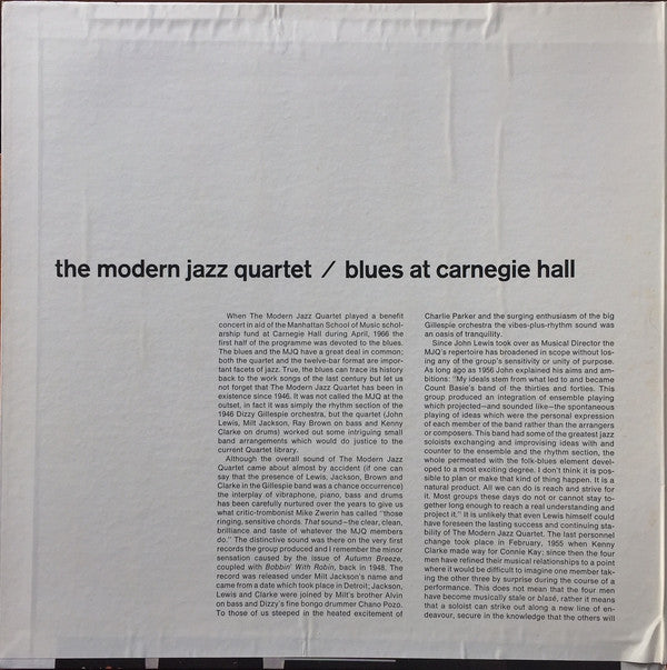 Blues At Carnegie Hall